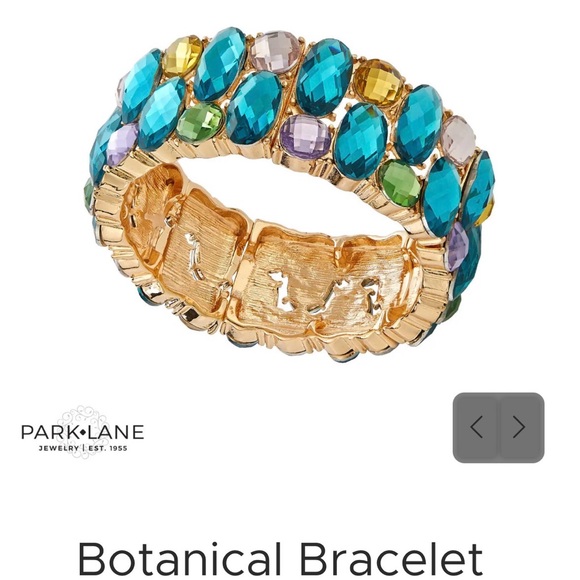 Park Lane Multicolor Crystal Botanical Bracelet - Picture 2 of 4